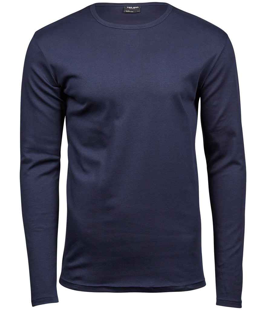Tee Jays Long Sleeve Interlock T-Shirt T530 - Navy