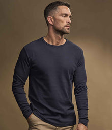 Tee Jays Long Sleeve Interlock T-Shirt T530 - T530 Navy Model