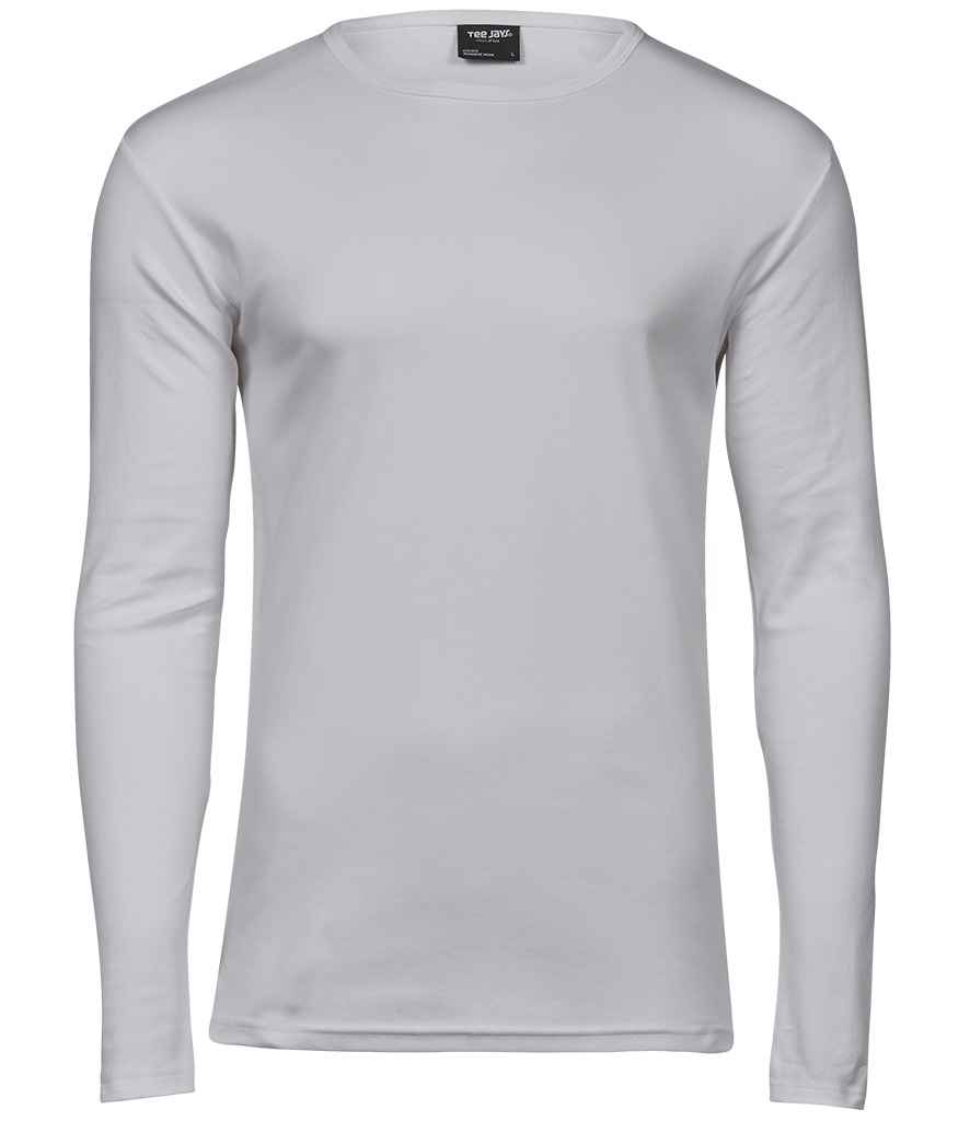 Tee Jays Long Sleeve Interlock T-Shirt T530 - White