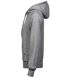 Tee Jays Ladies Raglan Hooded Sweatshirt T5431 - T5431 Heather Grey Side
