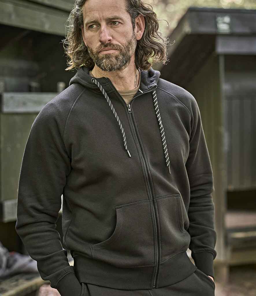 Tee Jays Fashion Zip Hooded Sweatshirt T5435 - T5435 Black Model