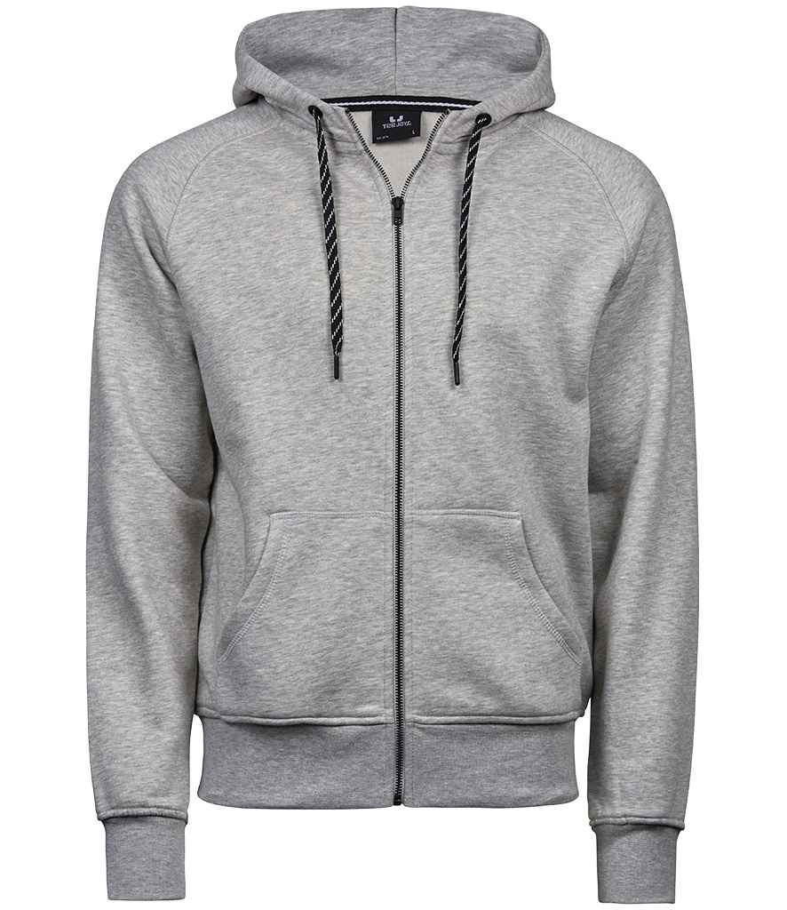Tee Jays Fashion Zip Hooded Sweatshirt T5435 - Heather Grey