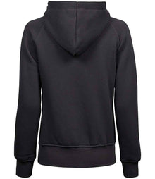 Tee Jays Ladies Fashion Zip Hooded Sweatshirt T5436 - T5436 Dark Grey Back