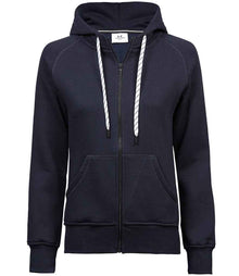 Tee Jays Ladies Fashion Zip Hooded Sweatshirt T5436 - Navy