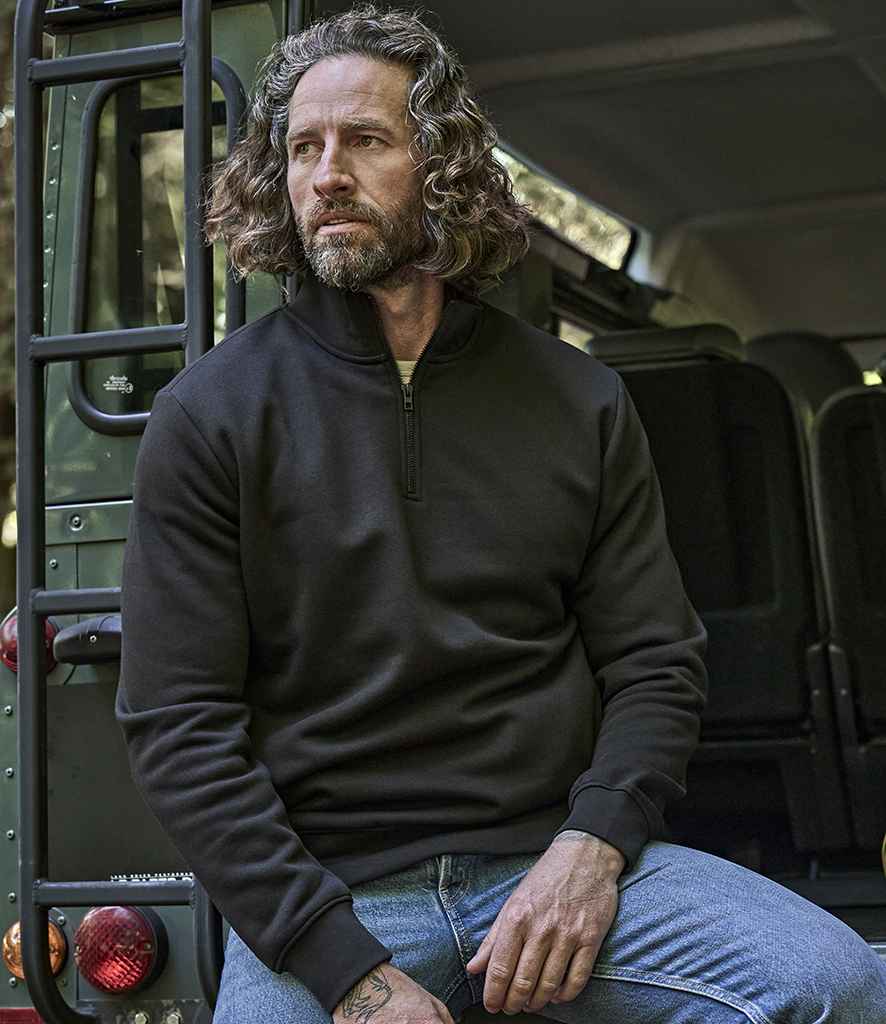 Tee Jays Half Zip Sweatshirt T5438 - T5438 Black Model