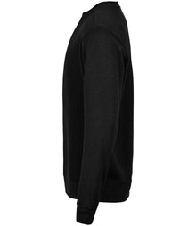Tee Jays Ribbed Interlock Crew Neck Sweatshirt T5504 - T5504 Black Side