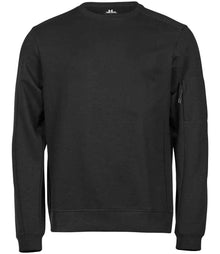 Tee Jays Athletic Crew Neck Sweatshirt T5700 - Black