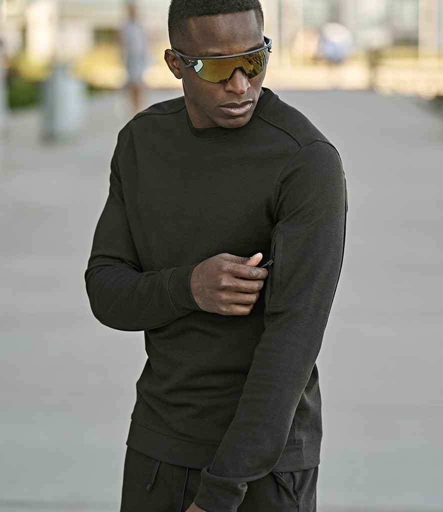 Tee Jays Athletic Crew Neck Sweatshirt T5700 - T5700 Black Model