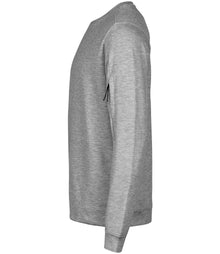 Tee Jays Athletic Crew Neck Sweatshirt T5700 - T5700 Heather Grey Side