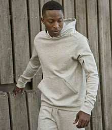 Tee Jays Athletic Hooded Sweatshirt T5702 - T5702 Heather Grey Model
