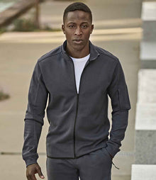 Tee Jays Athletic Full Zip Sweat Cardigan T5704 - T5704 Black Model