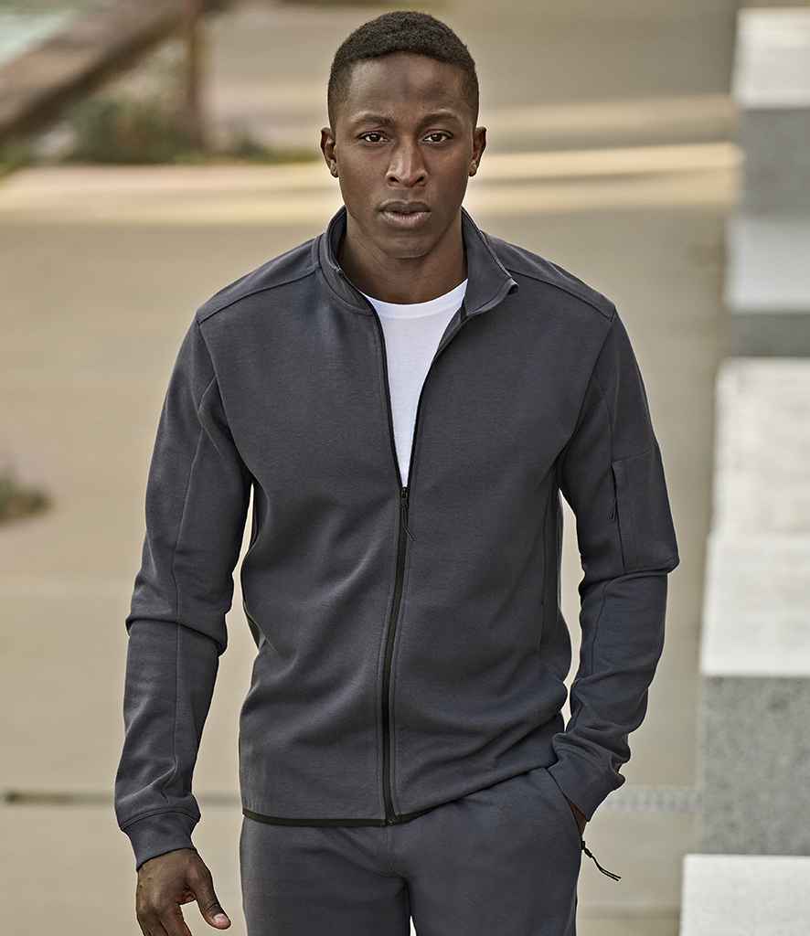 Tee Jays Athletic Full Zip Sweat Cardigan T5704 - T5704 Black Model