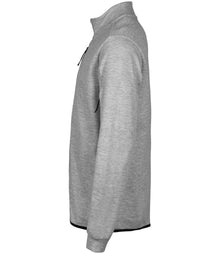 Tee Jays Athletic Full Zip Sweat Cardigan T5704 - T5704 Heather Grey Side