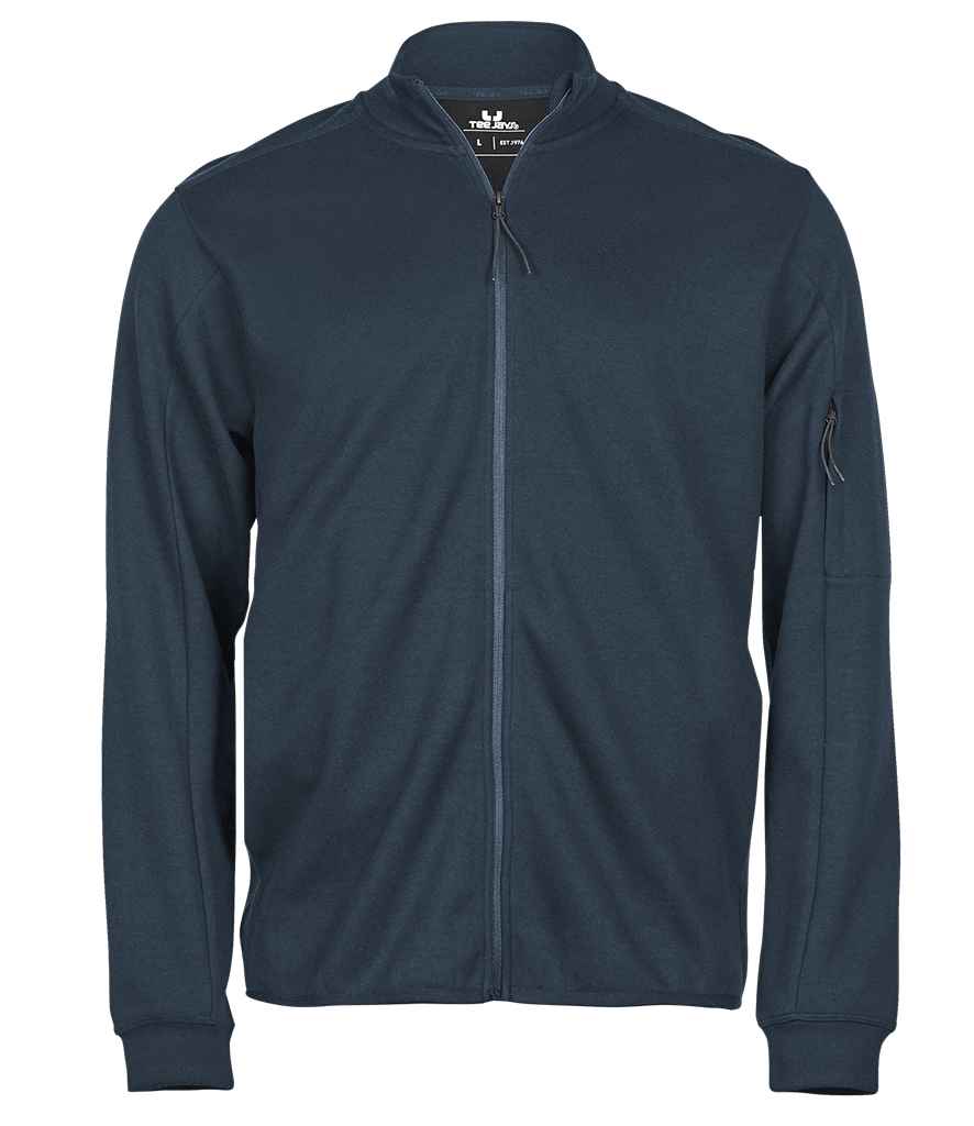 Tee Jays Athletic Full Zip Sweat Cardigan T5704 - Ink Blue
