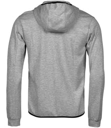 Tee Jays Athletic Hooded Full Zip Sweat Jacket T5706 - T5706 Heather Grey Back