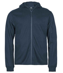 Tee Jays Athletic Hooded Full Zip Sweat Jacket T5706 - Ink Blue