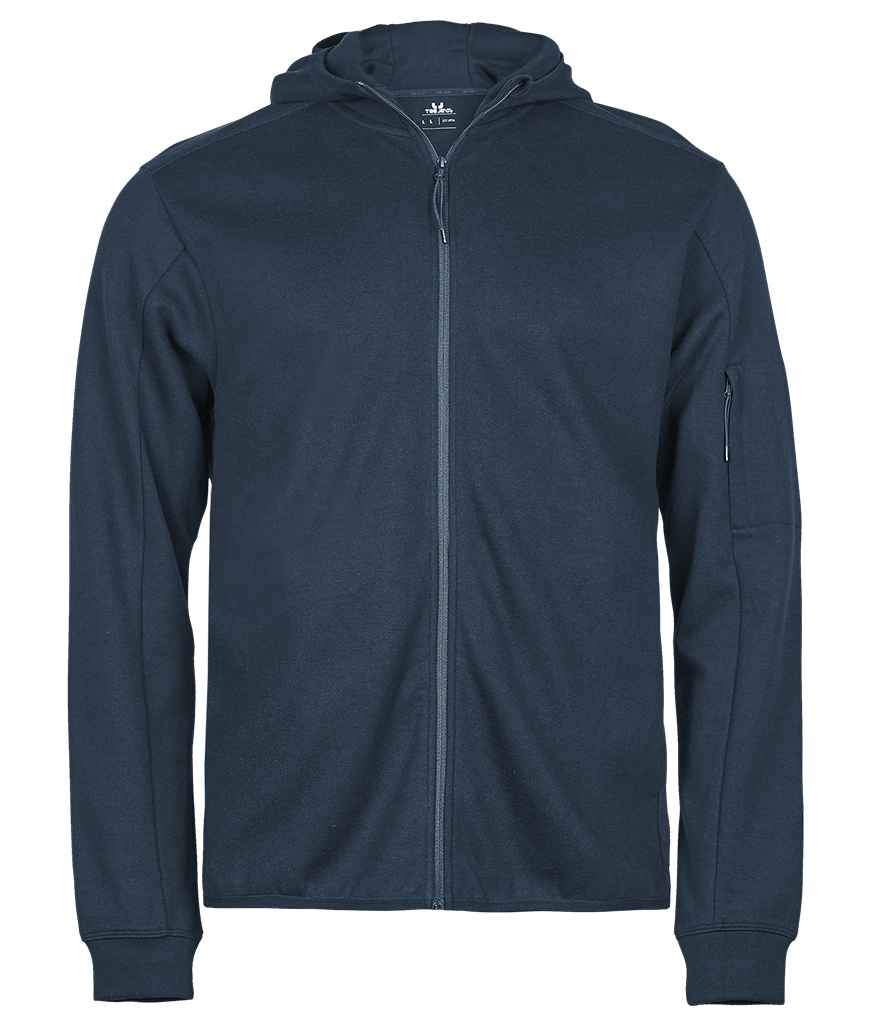 Tee Jays Athletic Hooded Full Zip Sweat Jacket T5706 - Ink Blue