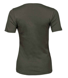 Tee Jays Ladies Interlock T-Shirt T580 - T580 Deep Green Back