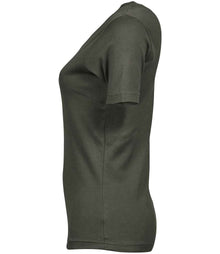 Tee Jays Ladies Interlock T-Shirt T580 - T580 Deep Green Side