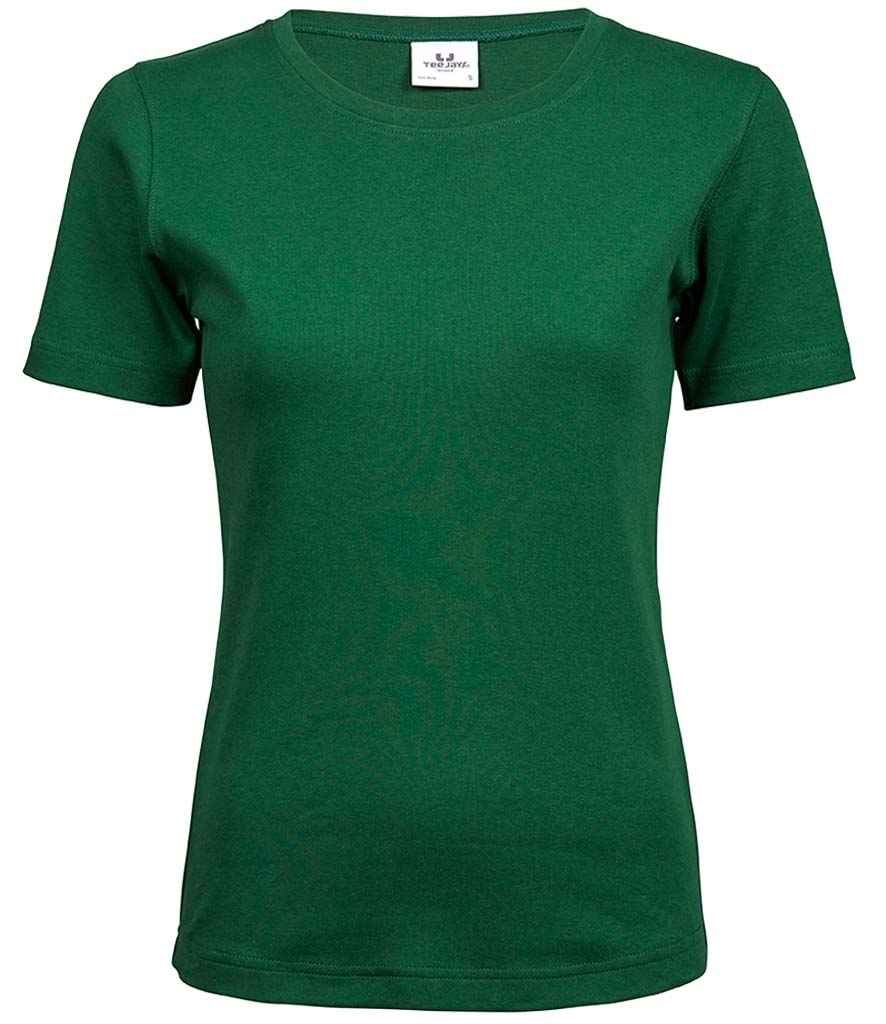 Tee Jays Ladies Interlock T-Shirt T580 - Forest Green