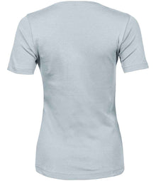 Tee Jays Ladies Interlock T-Shirt T580 - T580 Ice Blue Back