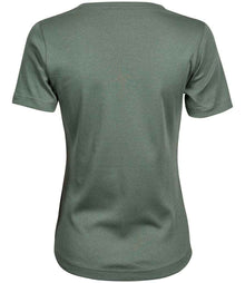 Tee Jays Ladies Interlock T-Shirt T580 - T580 Leaf Green Back