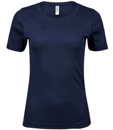 Tee Jays Ladies Interlock T-Shirt T580 - Navy