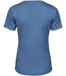 Tee Jays Ladies Interlock T-Shirt T580 - T580 Ocean Blue Back