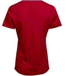 Tee Jays Ladies Interlock T-Shirt T580 - T580 Red Back