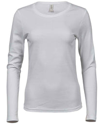 Tee Jays Ladies Long Sleeve Interlock T-Shirt T590 - White