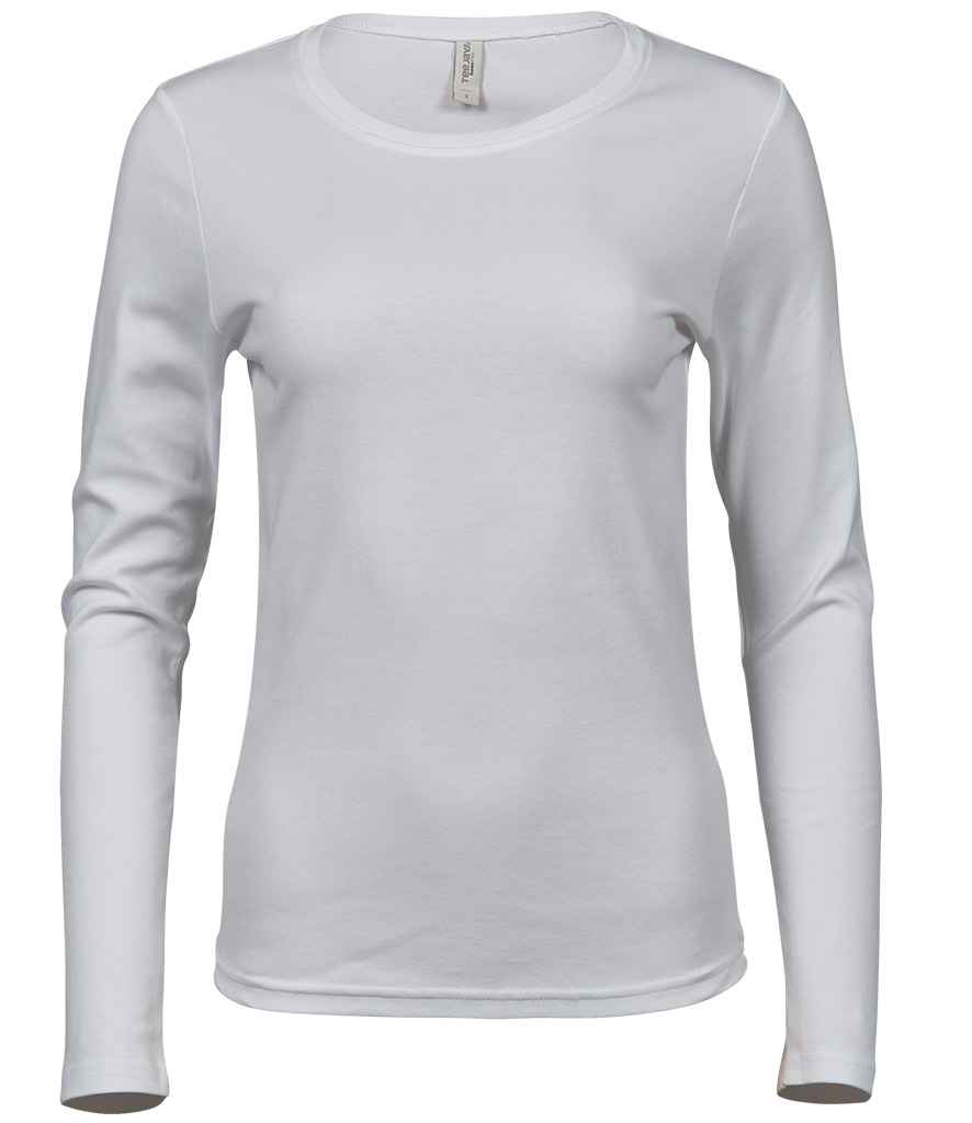 Tee Jays Ladies Long Sleeve Interlock T-Shirt T590 - White