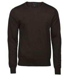 Tee Jays Merino Blend Crew Neck Sweater T6000 - Mocha