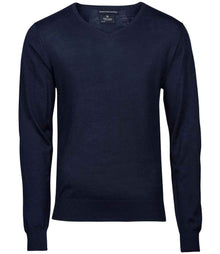 Tee Jays Merino Blend V Neck Sweater T6001 - Navy