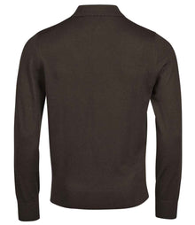 Tee Jays Knitted Polo Shirt T6002 - T6002 Mocha Back