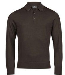Tee Jays Knitted Polo Shirt T6002 - Mocha