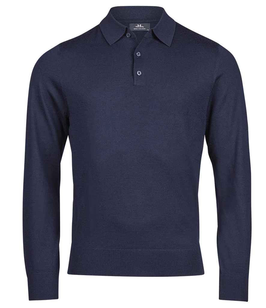 Tee Jays Knitted Polo Shirt T6002 - Navy