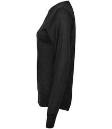 Tee Jays Ladies Crew Neck Sweater T6006 - T6006 Black Side
