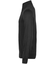 Tee Jays Half Zip Sweater T6010 - T6010 Black Side