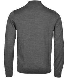 Tee Jays Half Zip Sweater T6010 - T6010 Grey Melange Back