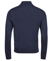 Tee Jays Knitted Full Zip Sweater T6012 - T6012 Navy Back