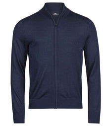 Tee Jays Knitted Full Zip Sweater T6012 - Navy
