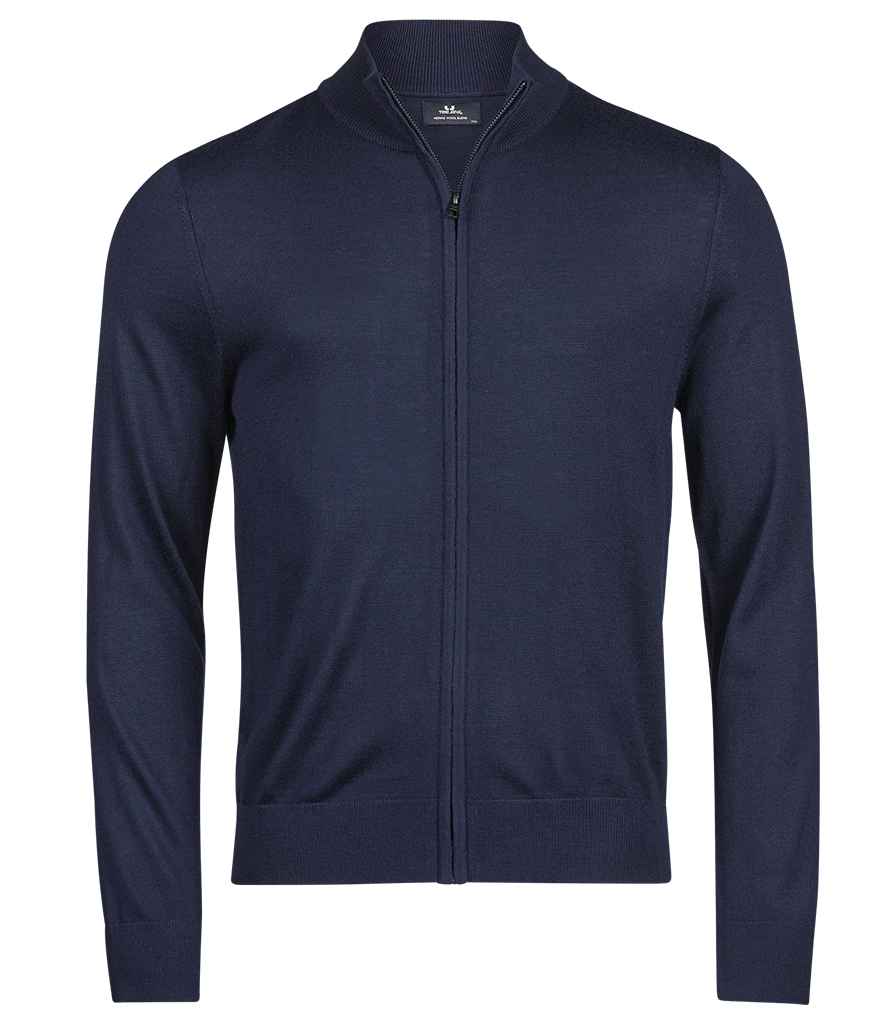 Tee Jays Knitted Full Zip Sweater T6012 - Navy