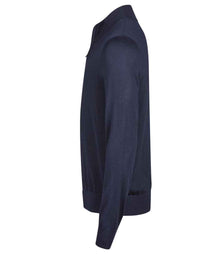 Tee Jays Knitted Full Zip Sweater T6012 - T6012 Navy Side