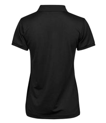 Tee Jays Ladies Club Polo Shirt T7001 - T7001 Black Back