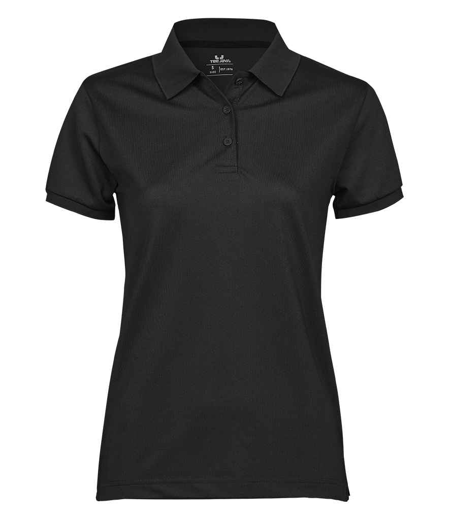 Tee Jays Ladies Club Polo Shirt T7001 - Black
