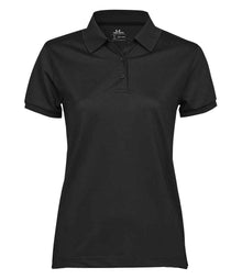 Tee Jays Ladies Club Polo Shirt T7001 - Black