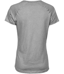 Tee Jays Ladies CoolDry™ T-Shirt T7021 - T7021 Grey Melange Back