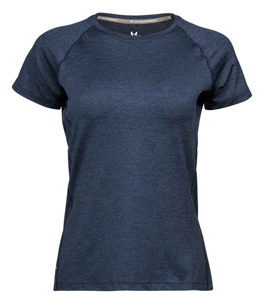 Tee Jays Ladies CoolDry™ T-Shirt T7021 - Navy Melange