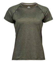 Tee Jays Ladies CoolDry™ T-Shirt T7021 - Olive Melange