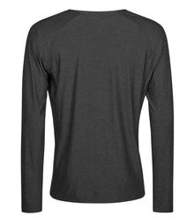 Tee Jays Long Sleeve CoolDry™ T-Shirt T7022 - T7022 Black Melange Back